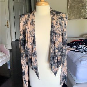 Vila brand sexy fitted tie die cropped jacket